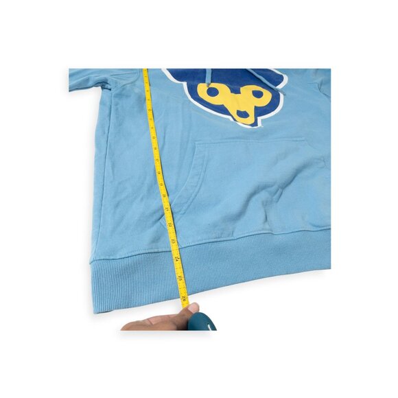 MLB Chicago Cubs 1968-1969 Cooperstown Felt Tek Patch Stitches Hoodie SZ M - Picture 9 of 9